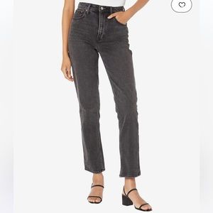 Abercrombie ankle straight ultra high rise